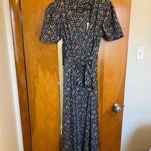 Scotch&Soda Belted Wrap Maxi dress